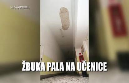 Ruševne škole: Žbuka pala dvjema učenicama na glavu