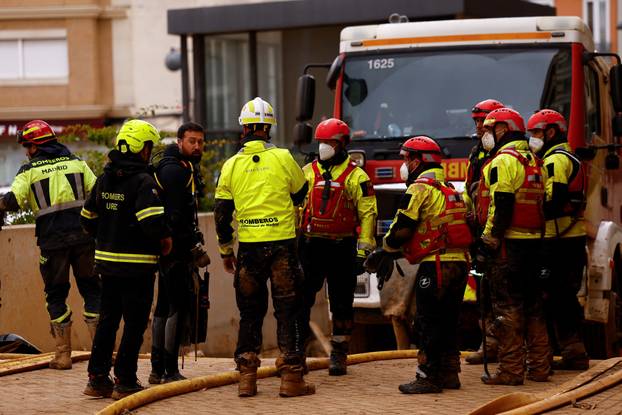 Aftermath of floods in Spain