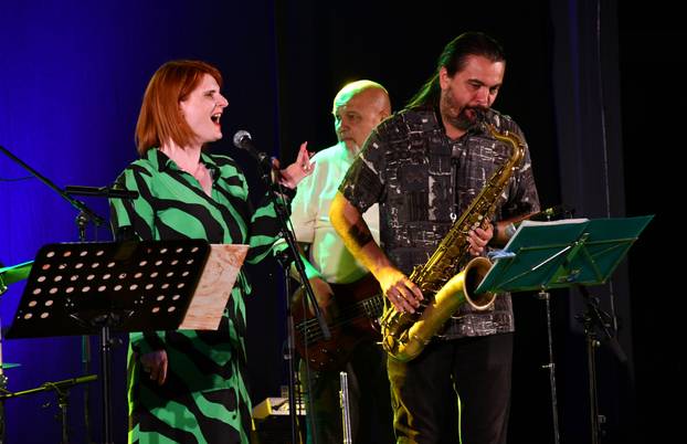 Slavonski Brod: Koncert  jazz sastava Sing Song Swing na pozornici Brodskog glazbenog ljeta