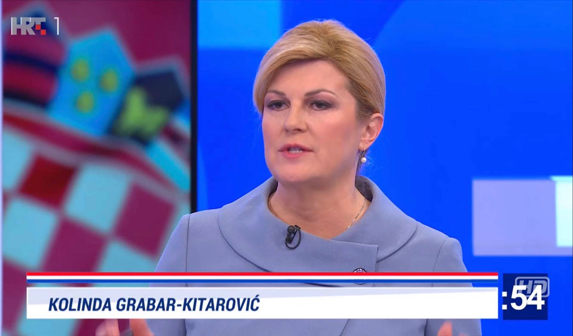 Kolinda se na sučeljavanju opet odjenula poput Melanije Trump