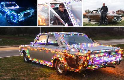 Božićni auto iz Sukošana: 'Svi se  dolaze slikati s našim Fordom'