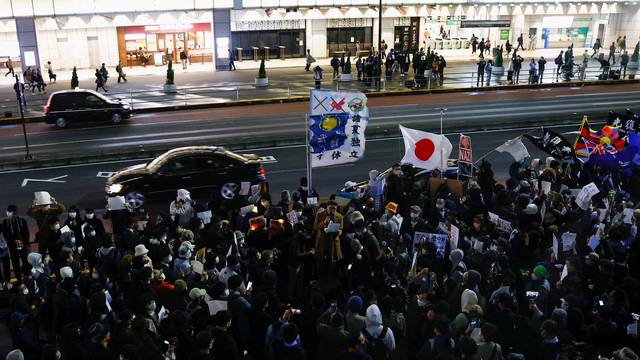 Solidarity protest in Tokyo against COVID-19 lockdowns in China