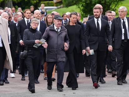 FOTO Pokopan slavni trener Sven-Göran Eriksson.  I David Beckham je došao na sprovod