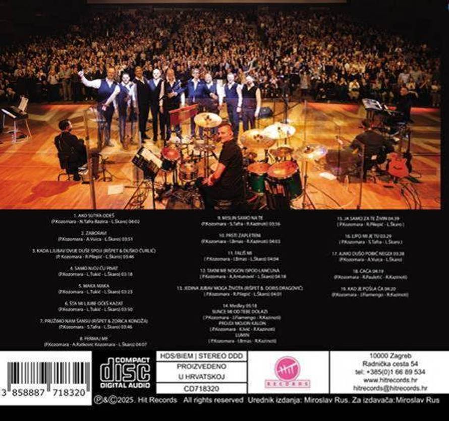 Nezaboravna večer u Lisinskom zauvijek će ostati zabilježena na novom 'Live albumu' Rišpeta