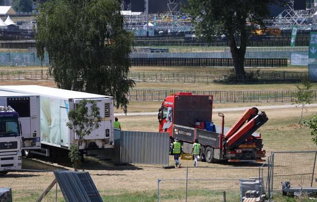 Zagreb: Radovi na hipodromu uoči koncerta Marka Perkovića Thompsona