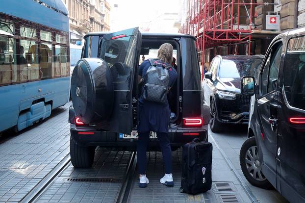 Okupljanje hrvatske nogometne reprezentacije uoči prijateljskog ogleda s Belgijom