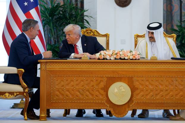 U.S. President Trump visits Qatar