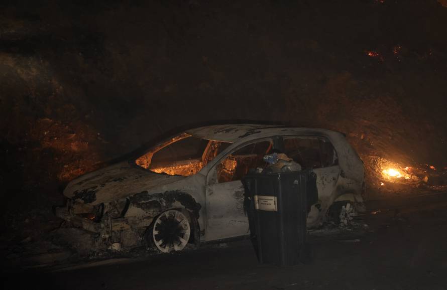 Omiš: Katastrofalna noć na požarištu kod Omiša.