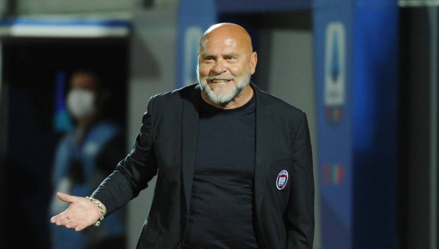 Italian football Serie A match - FC Crotone vs Hellas Verona