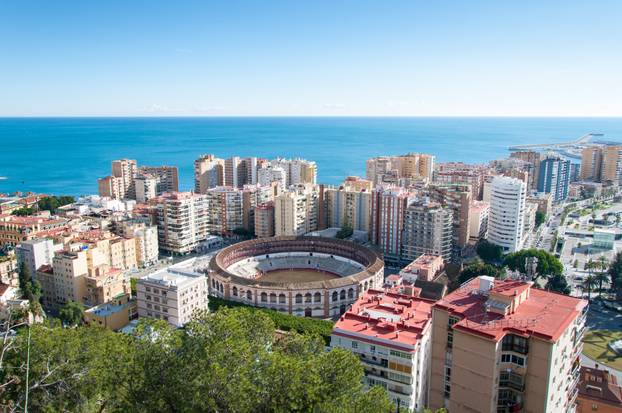 Malaga cityscape