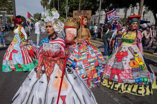 "No Kings" protest against U.S. President Donald Trump's administration policies in Los Angeles