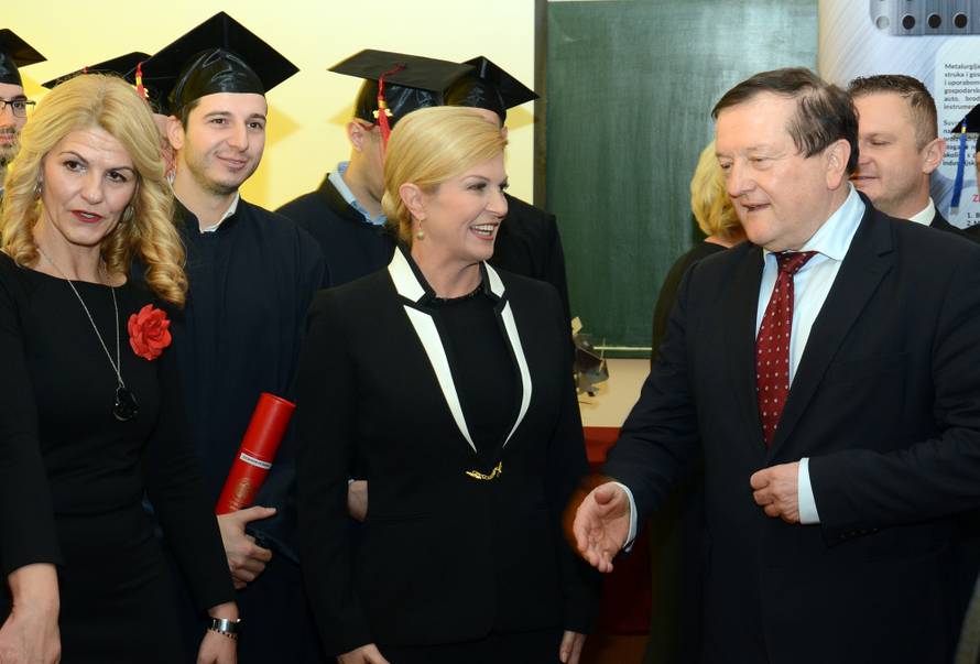Sisak: Predsjednica Grabar-KitaroviÄ posjetila MetalurÅ¡ki fakultet