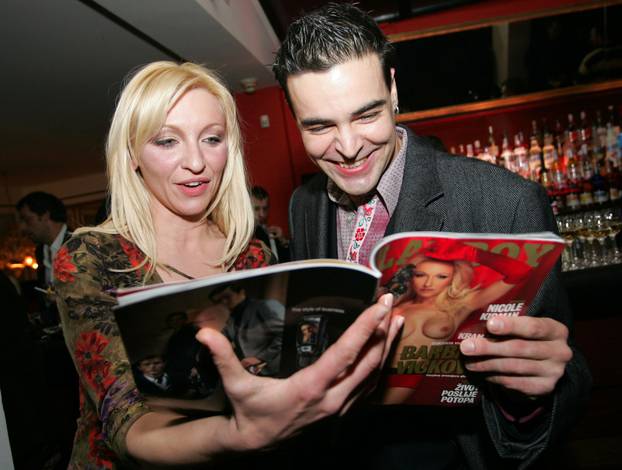 ARHIVA - Zagreb: Promocija Playboya čiju naslovnicu krasi glumica Barbara Vicković