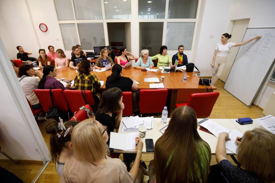 Zagreb: Ukrajinci uče hrvatski jezik