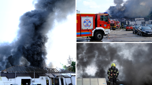FOTO Velik broj vatrogasaca borio se s buktinjom na Krugama, lokalizirali su požar