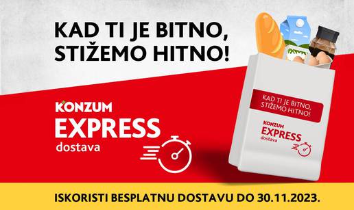 Osigurajte si brzu dostavu najpotrebnijih namirnica uz Konzum Express