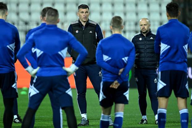Solun: Trening GNK Dinama uoči uzvratnog susreta 1/8 finala UEFA Konferencijske lige
