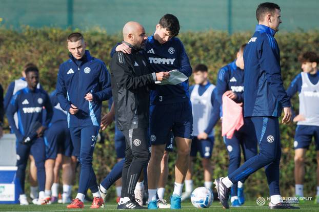 FOTO Hajdukovce u Španjolskoj dočekali idealni uvjeti. Gattuso s kapom 'dirigirao' igračima