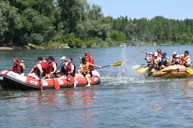Rafting Hrvatskom Amazonom - Drava 2025. od legradskog ušća Mure u Dravu do Ješkova