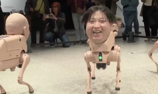 BIZARNO U BERLINU Psi-roboti s glavama Muska, Zuckerberga i Bezosa se pro&scaron;etali po muzeju