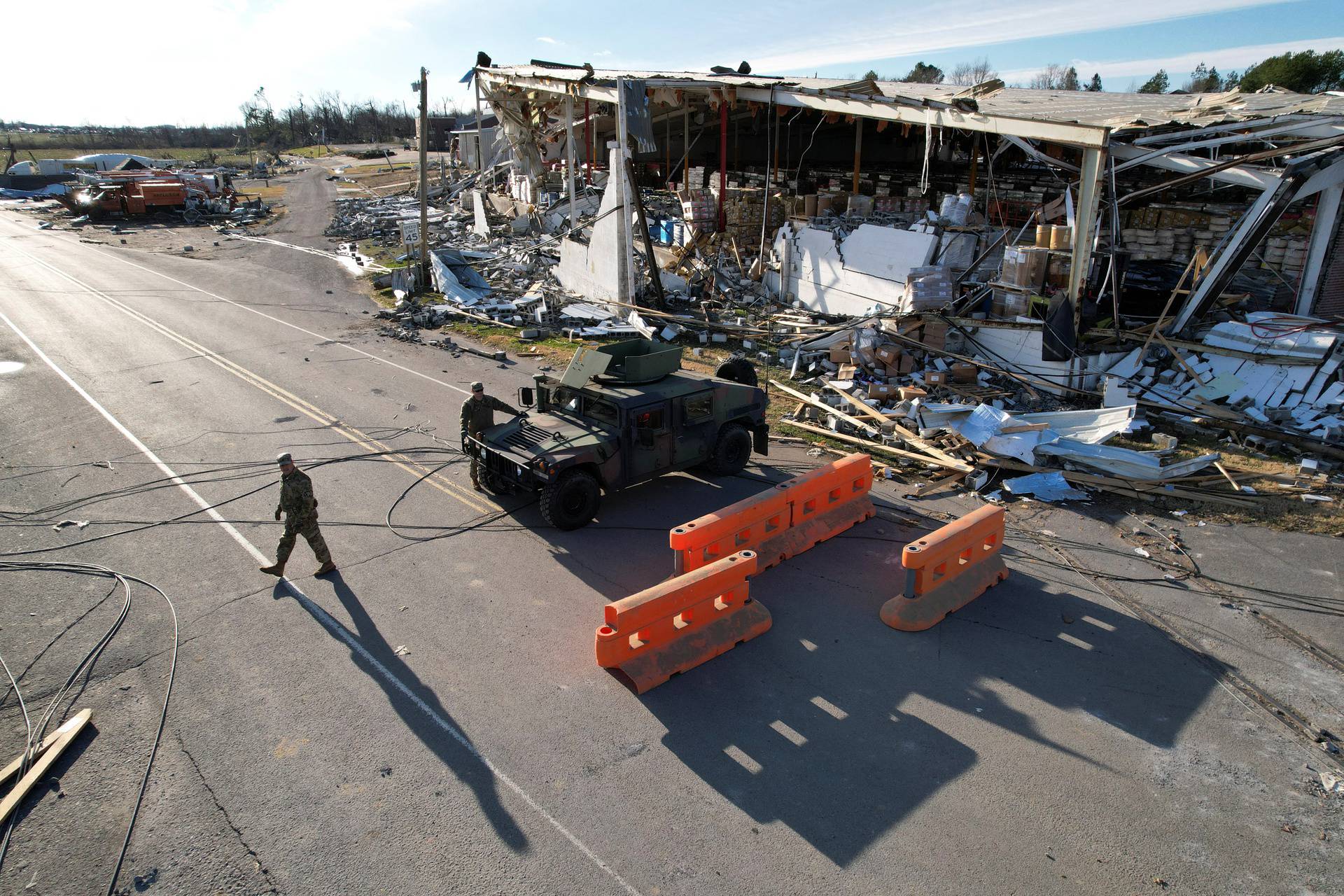 Devastating outbreak of tornadoes ripped through several U.S. states