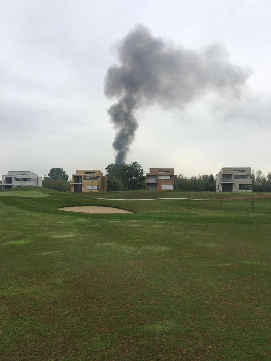 Izgorjela  baraka uz zagrebačku obilaznicu kod motela Plitvice