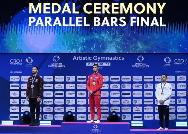 Zagreb: Illia Kovtun osvojio zlato u ručama na Europskom prvenstvu u gimnastici 2026.