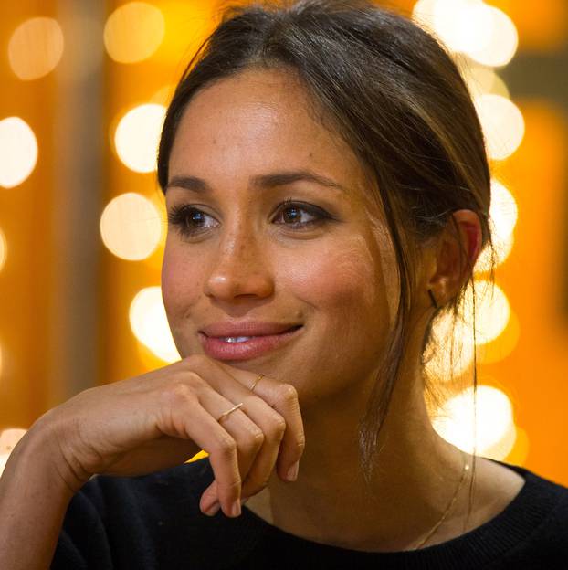 Meghan Markle visits radio station Reprezent FM, with her fiancee Britain