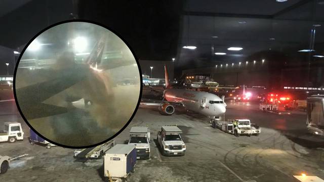 Putnici vrištali u panici: Nakon sudara aviona buknuo je požar