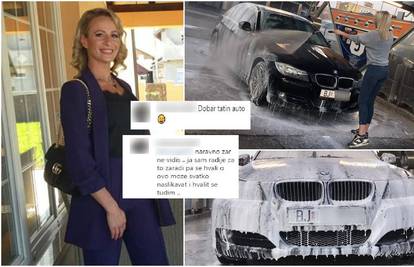 Nikolina prala BMW, gledatelji ju napali: Zaradi ga pa se hvali