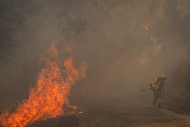 Wildfires in Spain's Galicia region