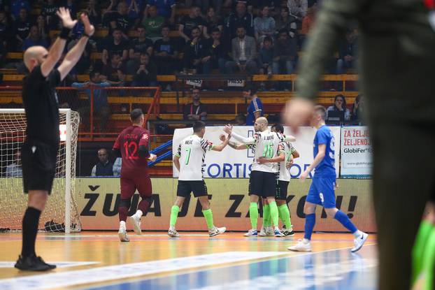 Zagreb: Prva utakmica finala HMNL-a, Futsal Dinamo - Olmissum