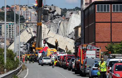 Genova: Pod ruševinama vijadukta je još 10 do 20 ljudi