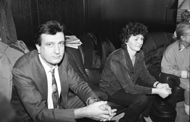 Zagreb: Povratak Anice Kovač s izbora za Miss svijeta gdje je okrunjena prvom pratiljom, 20.11.1995.