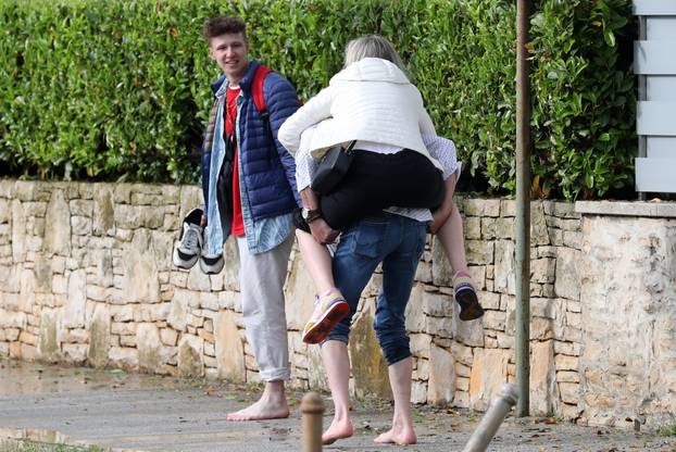 Potopljene ulice Medulina nakon jakog nevremena