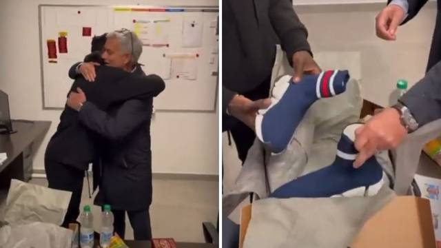 VIDEO Mourinho ispunio želju i novoj zvijezdi poklonio tenisice