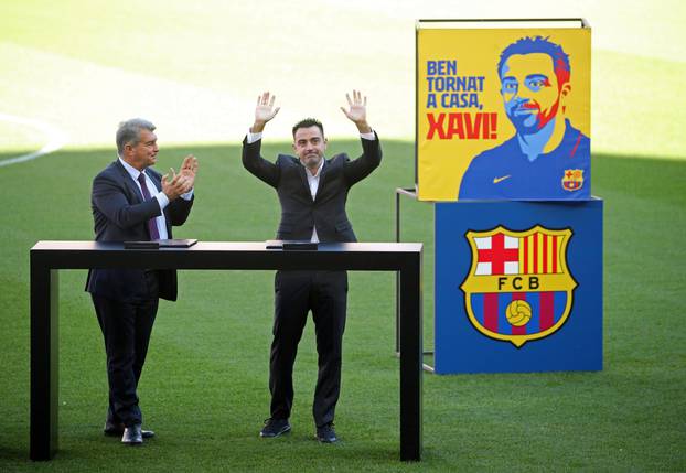 FC Barcelona unveil new coach Xavi