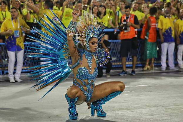 Carnival parade at the Sambadrome in Rio de Janeiro