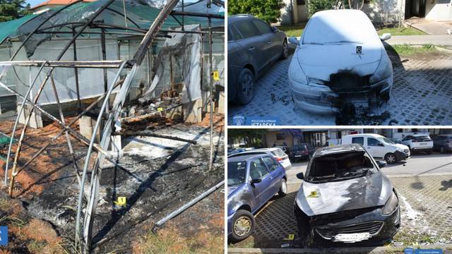 Hrvatica (35) u Poreču zapalila dva vozila, uništila plastenik s maslinama i išarala fasadu
