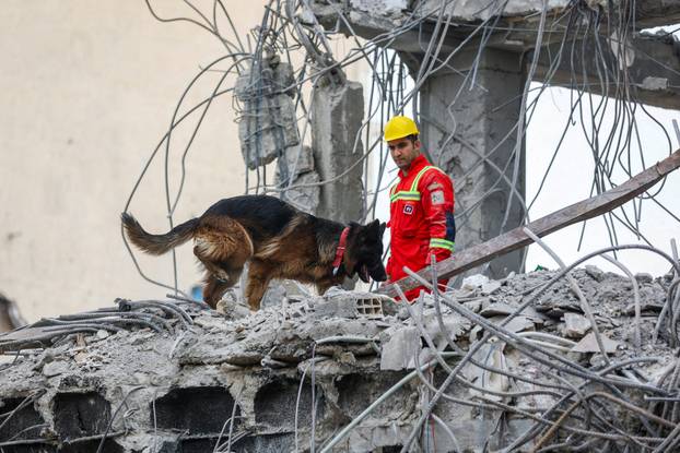 Aftermath of a strike on a building, amid the U.S.-Israeli conflict with Iran, in Tehran