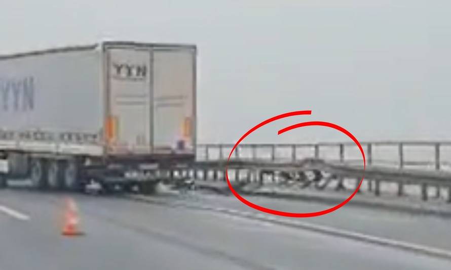 VIDEO Zabio se u ogradu na A3: 'Užas! Mogao je završiti u Savi'