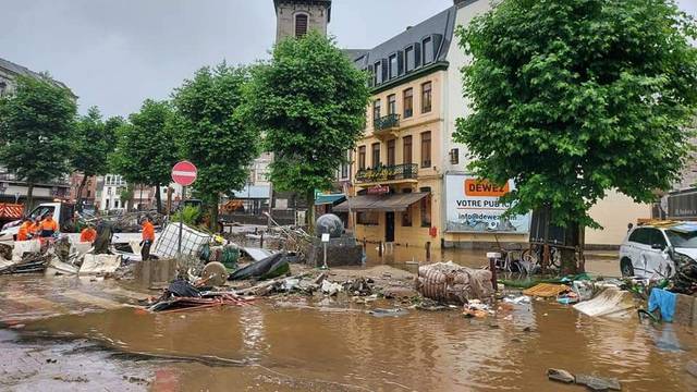 Dan žalosti u Belgiji: Minuta šutnje za žrtve poplava