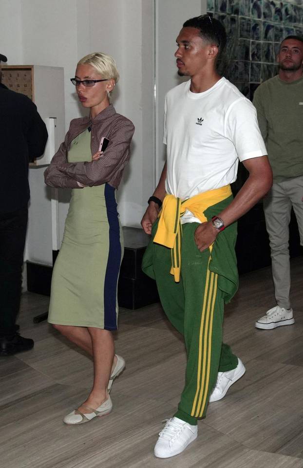 Trent Alexander Arnold and Iris Law 