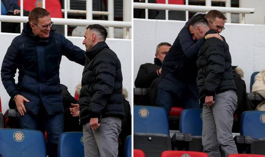 FOTO Pogledajte tko je sve bio na Poljudu. Nikola Kalinić izgrlio se s bivšim trenerom...