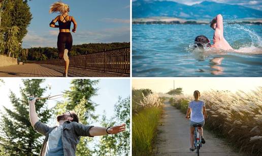 Vje&zcaron;banje ljeti: Ostanite fit uz plivanje, picigin ili bicikliranje