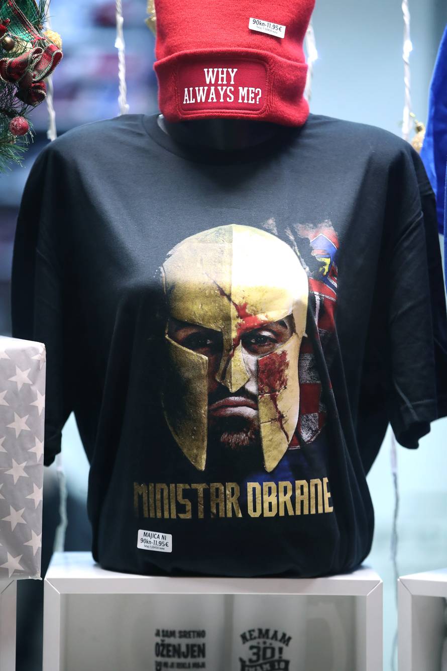 Zagreb: Majica sa ilustracijom Joška Gvardiola kao ministra obrane