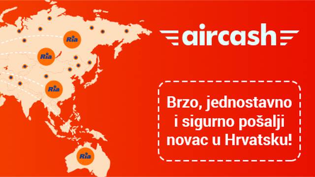 Nova usluga Aircash aplikacije - međunarodni transfer novca
