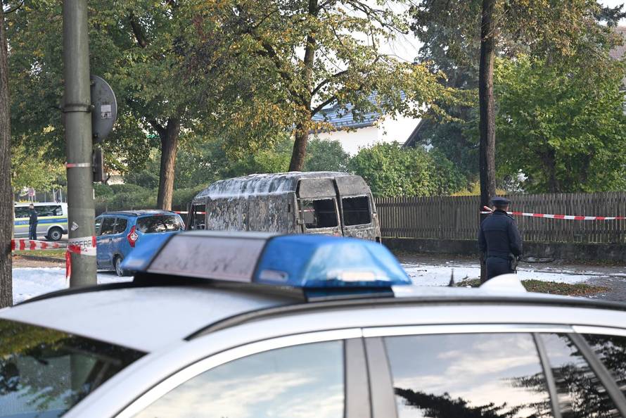 Fire in Munich - large-scale deployment of police and fire department