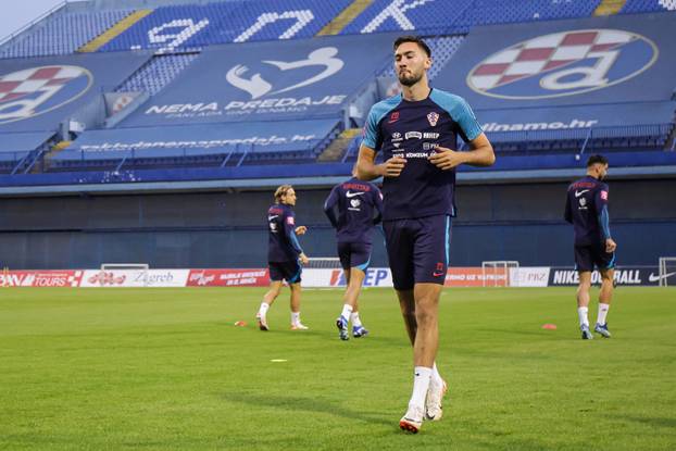 Zagreb: Trening hrvatske nogometne reprezentacije