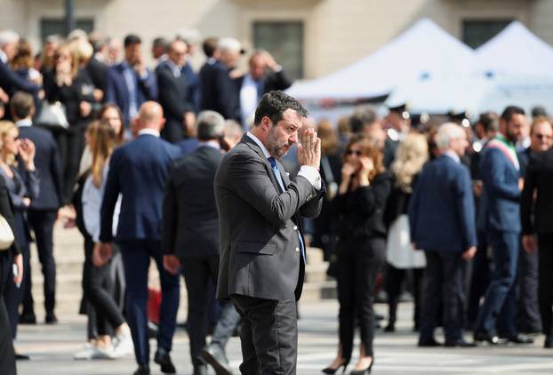 Funeral of former Italian Prime Minister Silvio Berlusconi at the Duomo Cathedral, in Milan